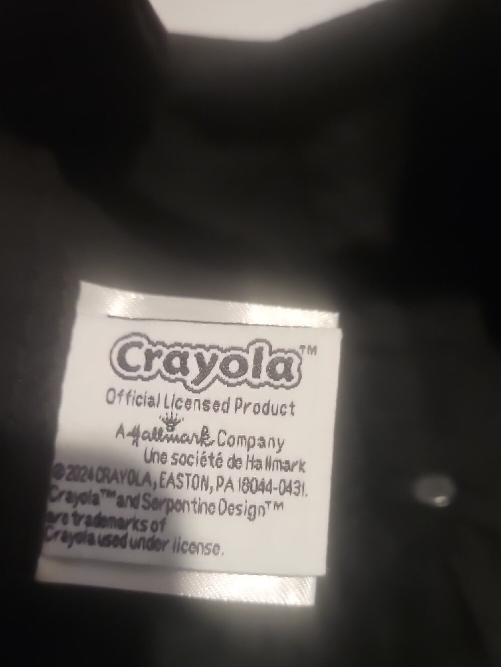 Crayola Black Cap with Rainbow Embroidered Logo - Picture 5 of 7